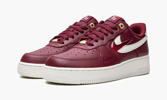 Кроссовки W Air Force 1 Low «Logo Pack - Deep Red» бордовый