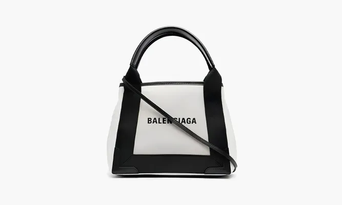 Сумки Balenciaga Cabas Handbag «Ivory Black» черный
