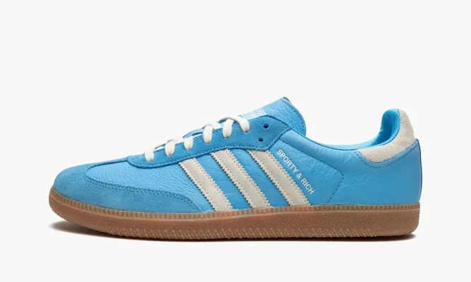 Кроссовки Adidas Samba OG «Sporty & Rich Blue Rush» lightBlue