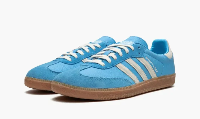 Кроссовки Adidas Samba OG «Sporty & Rich Blue Rush» lightBlue