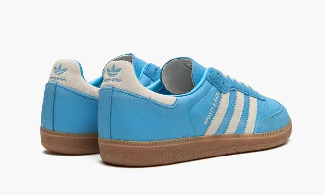 Кроссовки Adidas Samba OG «Sporty & Rich Blue Rush» lightBlue