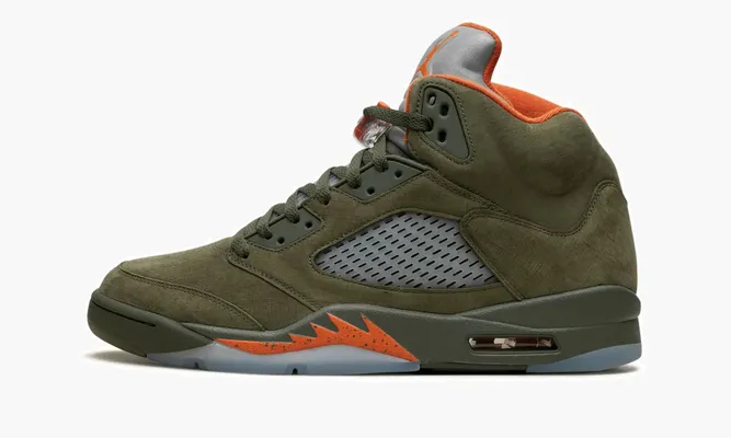 Кроссовки Air Jordan 5 OG «Olive» зеленый