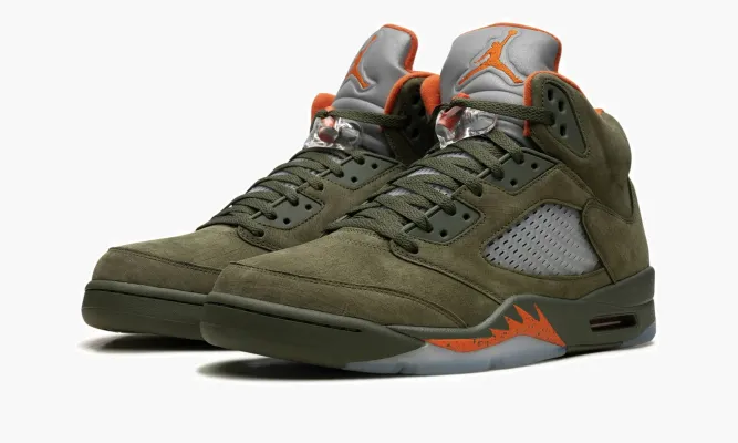 Кроссовки Air Jordan 5 OG «Olive» зеленый