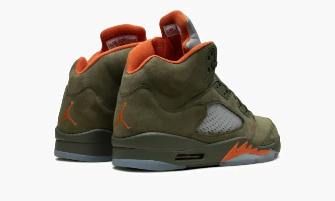 Кроссовки Air Jordan 5 OG «Olive» зеленый