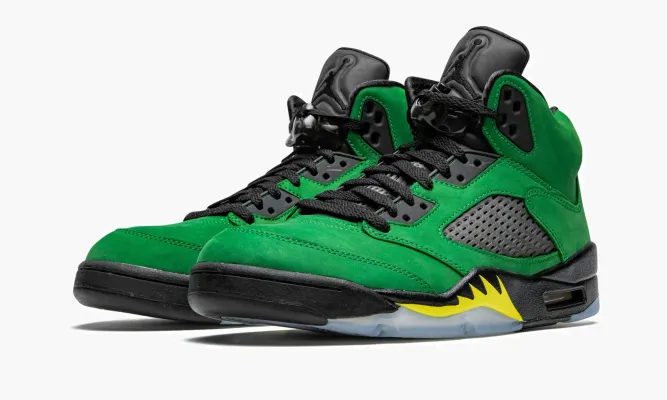 Кроссовки Air Jordan 5 Retro SE «Oregon» зеленый