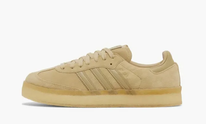 Кроссовки Adidas Clarks Samba X KITH 8th Street «Savannah» коричневый