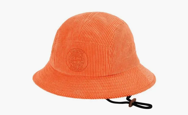 Аксессуары Supreme x Stone Island Corduroy Crusher «FW20» оранжевый