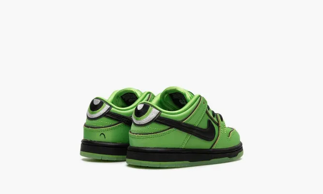 Кроссовки Nike SB Dunk Low TD «The Powerpuff Girls Buttercup» зеленый