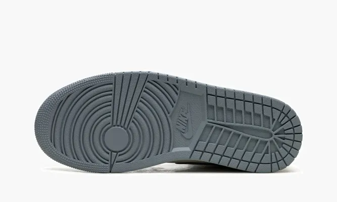 Кроссовки Air Jordan 1 Mid WMNS «Two-tone Blue» синий