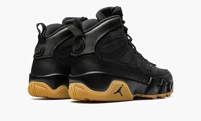 Кроссовки Air Jordan 9 Boot «Black / Gum» черный