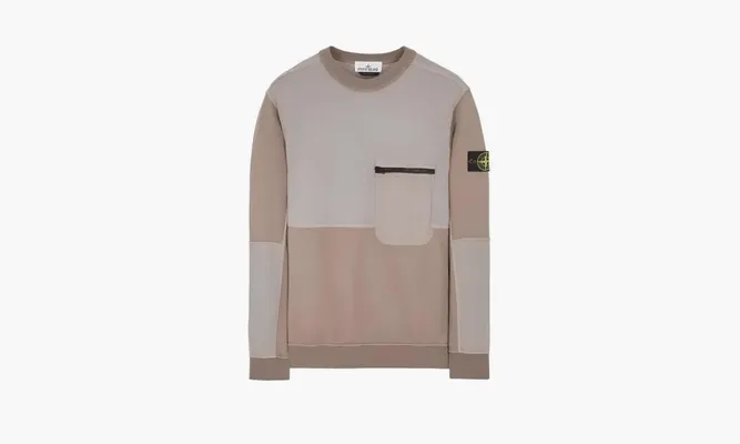 Одежда Stone Island Lightweight Cotton Sweatshirt «Light Brown» коричневый