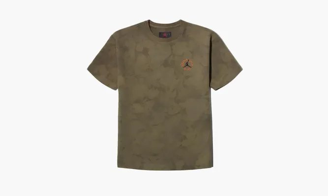Одежда Air Jordan X Travis Scott T-shirt «Medium Olive» зеленый