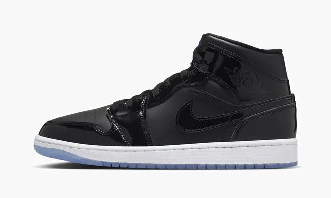 Кроссовки Air Jordan 1 Mid SE «Space Jam» черный