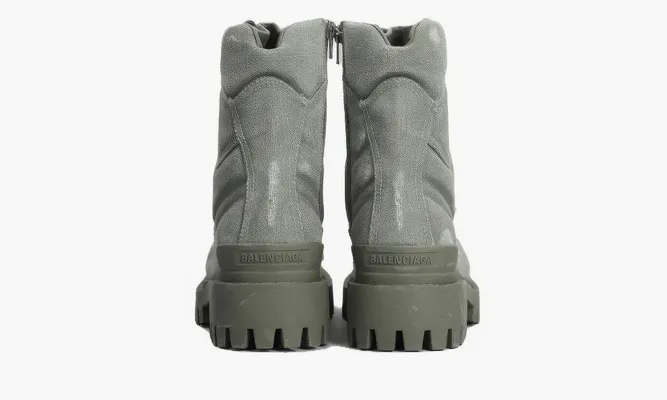 Кроссовки Balenciaga Strike Cotton Canvas Combat «Khaki» зеленый