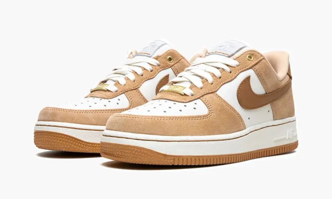 Кроссовки Air Force 1 LO MNS WMNS «Vachetta Tan» бежевый,белый