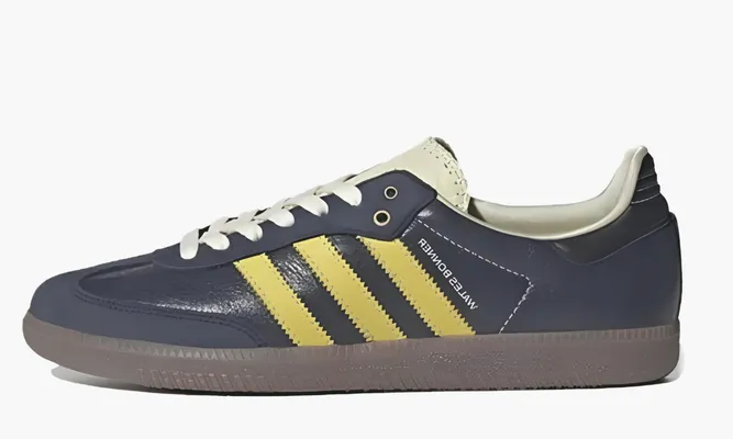 Кроссовки Adidas Samba «Wales Bonner Collegiate Navy» синий