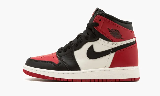 Кроссовки Air Jordan 1 Retro High OG GS «Bred Toe» синий