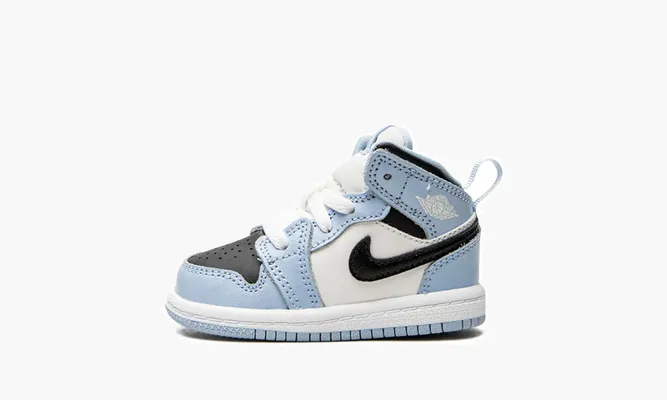 Для самых маленьких Air Jordan 1 Mid TD «Ice Blue» синий