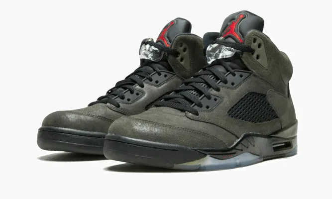 Кроссовки Air Jordan 5 Retro «Fear Pack» зеленый