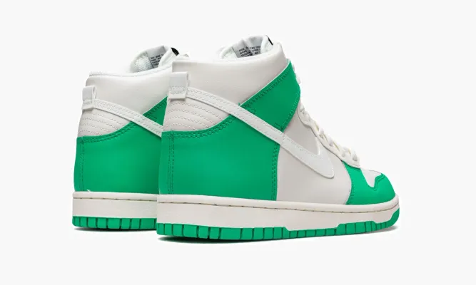 Кроссовки Nike Dunk High GS «Grey Green» зеленый