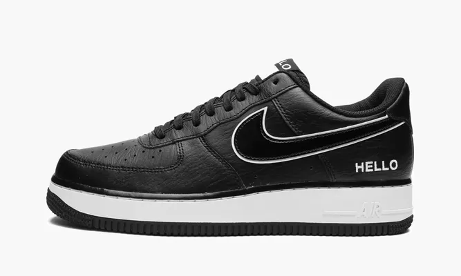 Кроссовки Air Force 1 '07 LX «Hello» черный