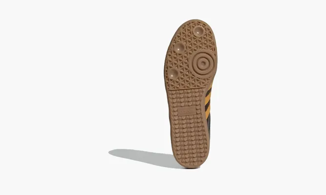 Кроссовки Adidas Samba OG «Dark Brown Preloved Yellow» желтый