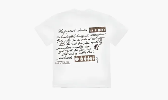Одежда Travis Scott X Audemars Piguet T-shirt «White» белый