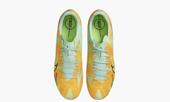Для футбола Nike Air Zoom Vapor 15 Academy Fg / Mg «Yellow» желтый
