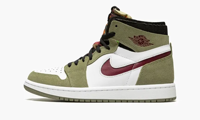 Кроссовки Air Jordan 1 Zoom CMFT «Neutral Olive» зеленый