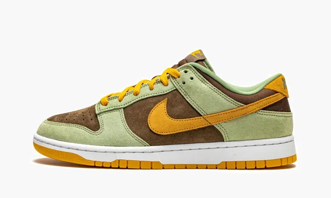 Кроссовки Nike Dunk Low «Dusty Olive» зеленый