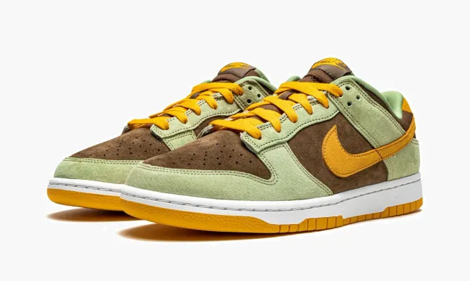 Кроссовки Nike Dunk Low «Dusty Olive» зеленый