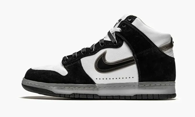 Кроссовки Nike Dunk High «Slam Jam - Black White» белый