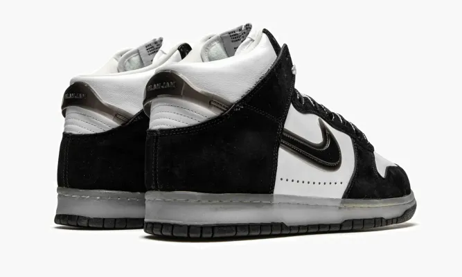 Кроссовки Nike Dunk High «Slam Jam - Black White» белый