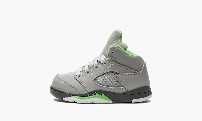 Для самых маленьких Air Jordan 5 Retro TD «Green Bean 2022» серый