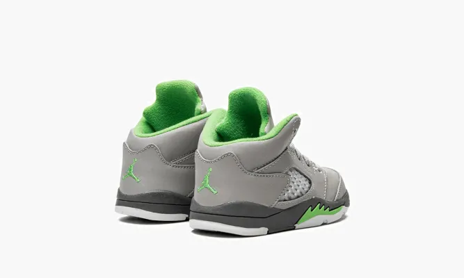 Для самых маленьких Air Jordan 5 Retro TD «Green Bean 2022» серый