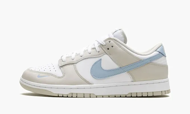 Кроссовки Nike Dunk Low WMNS «Light Bone Armory Blue» белый