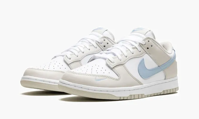 Кроссовки Nike Dunk Low WMNS «Light Bone Armory Blue» белый