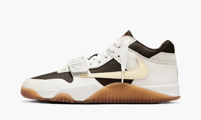 Кроссовки Travis Scott X Air Jordan Jumpman Jack «Sail» коричневый