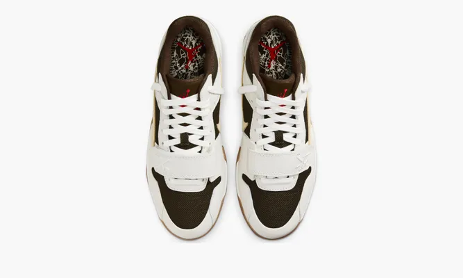 Кроссовки Travis Scott X Air Jordan Jumpman Jack «Sail» коричневый