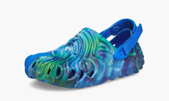 Кроссовки Crocs X Futura Pollex Clog «Salehe Bembury - Blue» синий