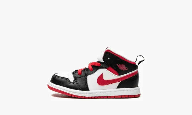 Для самых маленьких Air Jordan 1 Mid TD «Very Berry» черный