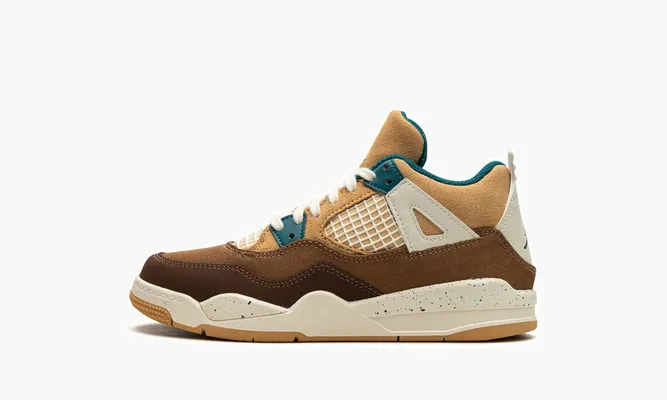 Для самых маленьких Air Jordan 4 Retro PS «Seasonal Collector» коричневый