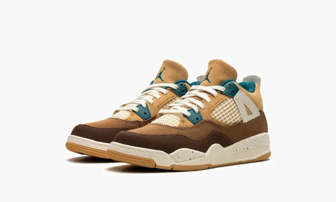 Для самых маленьких Air Jordan 4 Retro PS «Seasonal Collector» коричневый