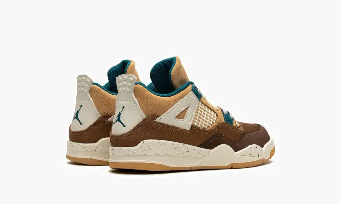 Для самых маленьких Air Jordan 4 Retro PS «Seasonal Collector» коричневый