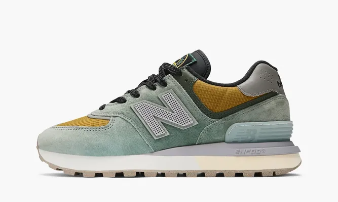 Кроссовки New Balance Stone Island X 574 Legacy «Light Green» зеленый
