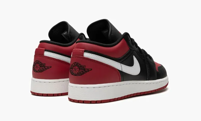 Кроссовки Air Jordan 1 Low GS «Alternate Bred Toe» черный