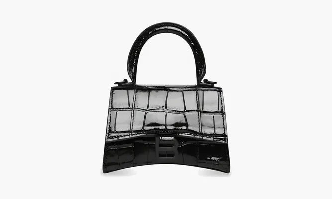 Сумки Balenciaga Hourglass Handbag «Black» черный