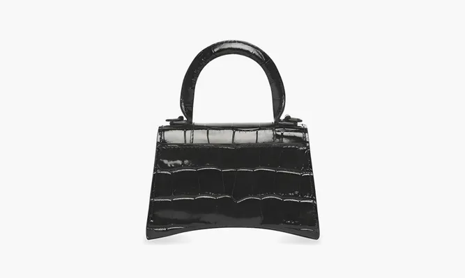 Сумки Balenciaga Hourglass Handbag «Black» черный