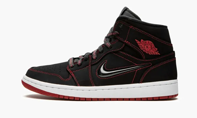 Кроссовки Air Jordan 1 Mid «Fearless - Come Fly With Me» черный
