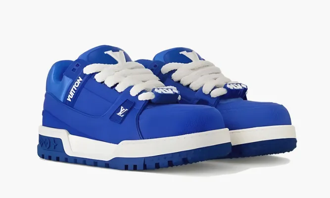 Кроссовки Louis Vuitton Trainer Maxi «Darkblue» синий